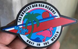 Coast Guard 'Miami Air', 4 in PVC Patch, Hook and Loop